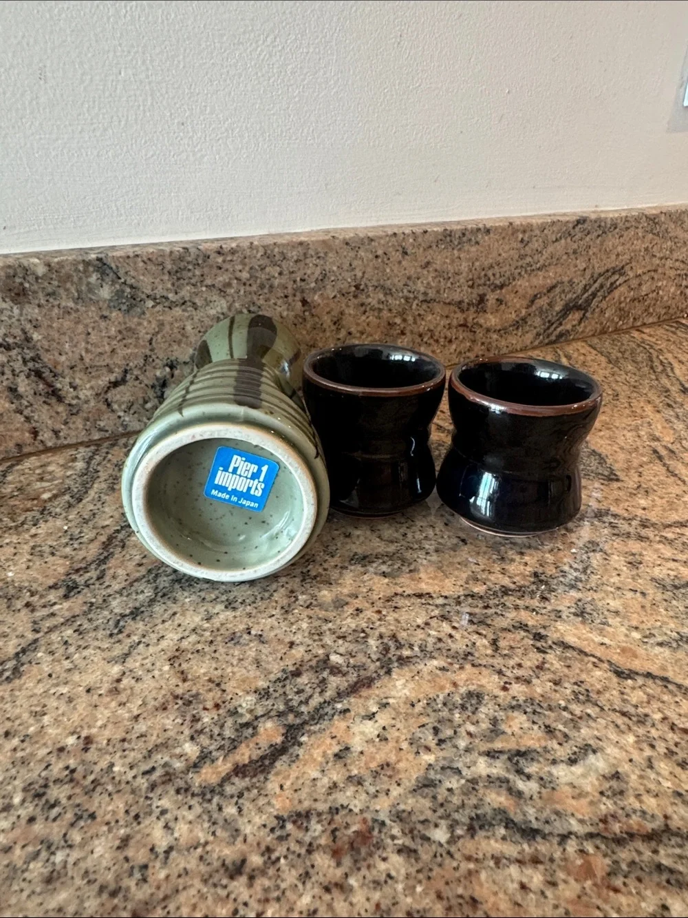 Sake set. Pier one. No chips or defects.